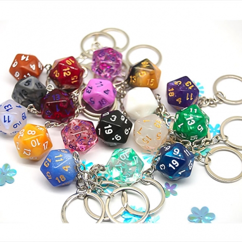 Key Chain Acrylic D20