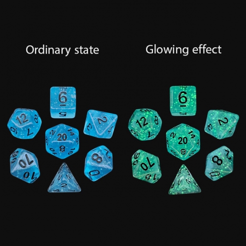 Blue Glow Dots