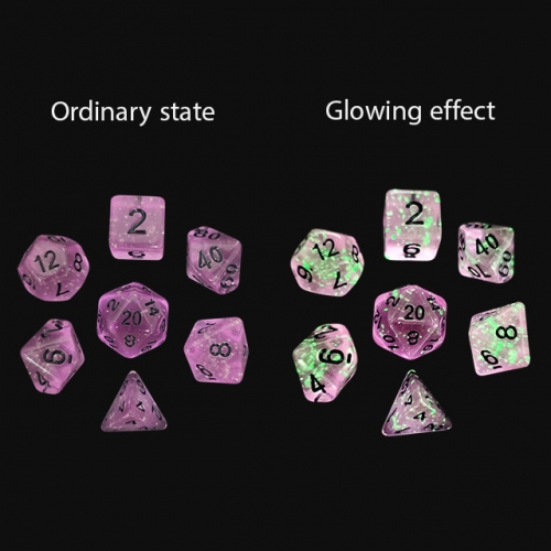 Purple Glow Dots