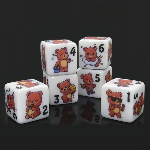 Print Bear D6 Dice