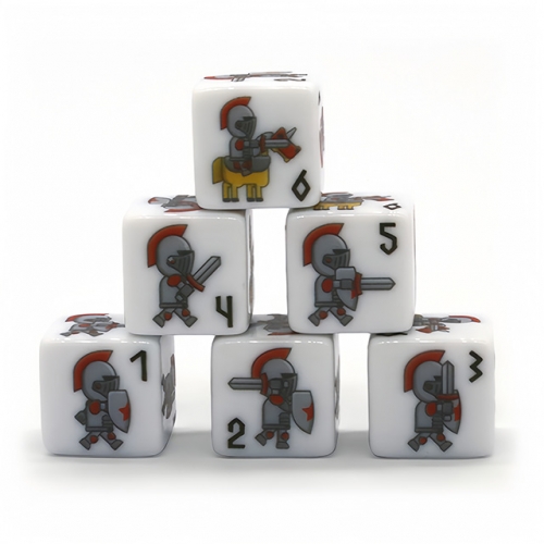 PRINT KNIGHT D6 DICE