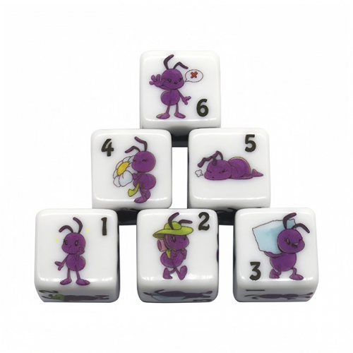Print Ant D6 Dice