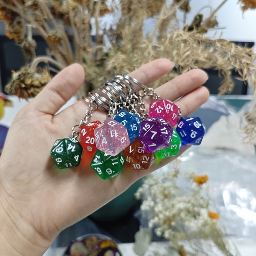 Key Chain Acrylic D20