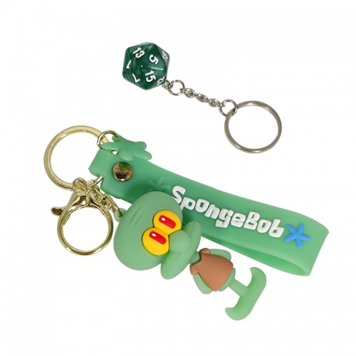 D20 and Cartoon  Keychain