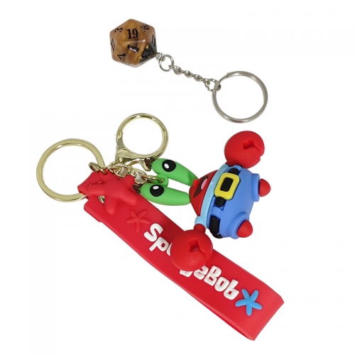 D20 and Cartoon  Keychain