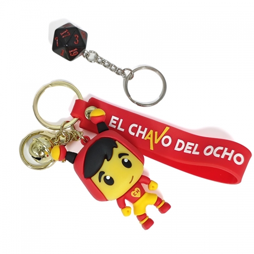 D20 and Cartoon  Keychain