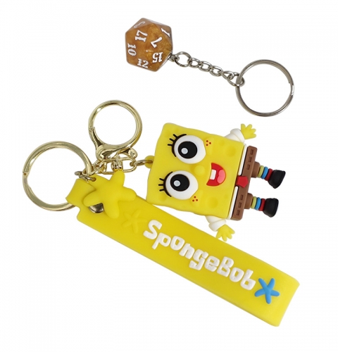 D20 and Cartoon  Keychain