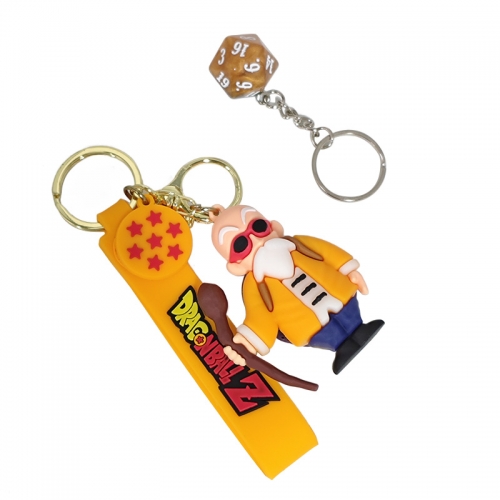 D20 and Cartoon  Keychain