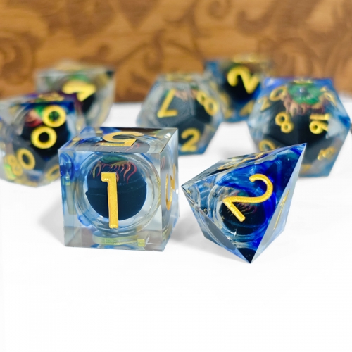 Rolling Skull Head Sharp Dice