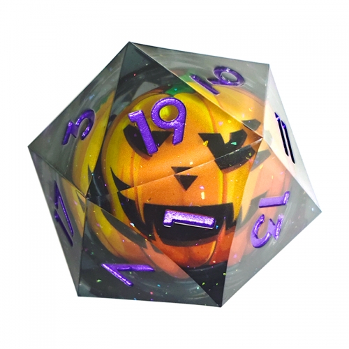 Halloween pumpkin lantern D20