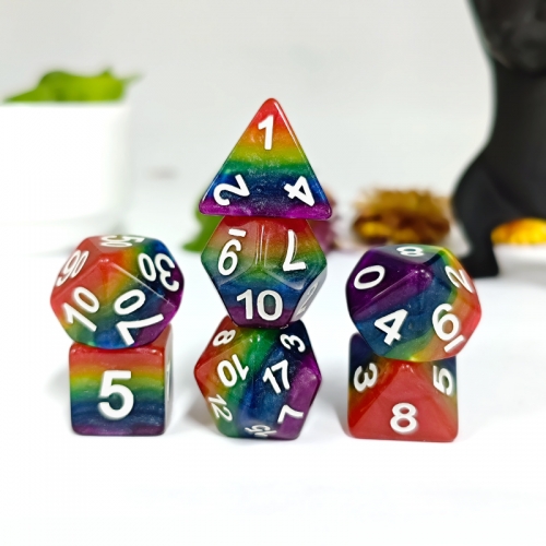 Rainbow Dice Seet