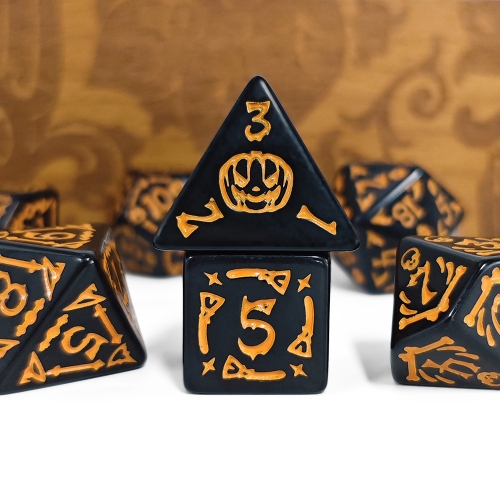 Halloween Pattern Dice