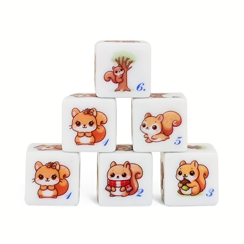 Print Squirrel D6 dice