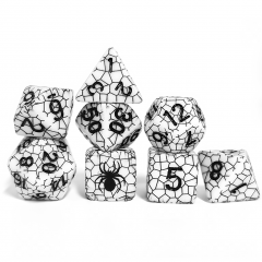 Black Web Dice (8pcs)