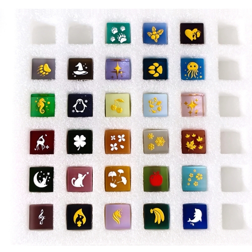 Mix Colors Glass D6