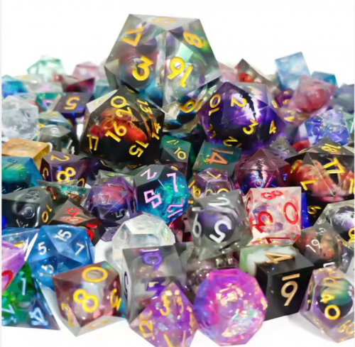 Sharp Resin Loose Dice