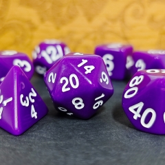 Purple Dice Set