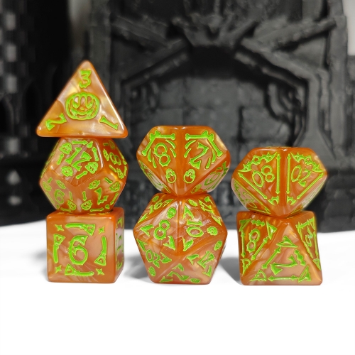 Halloween Pattern Dice