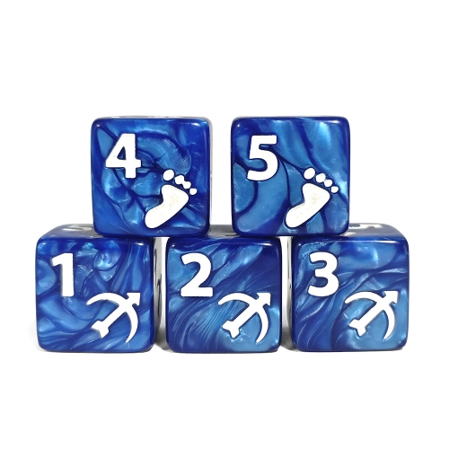 16MM Pearl D6 Dice