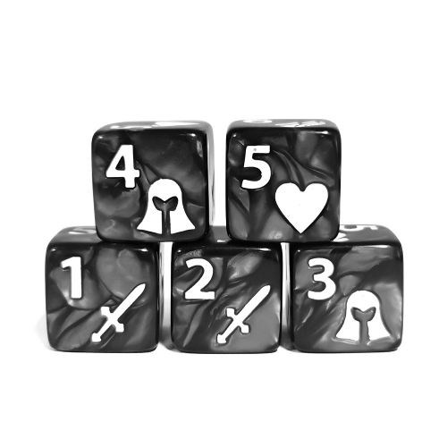 16MM Pearl D6 Dice
