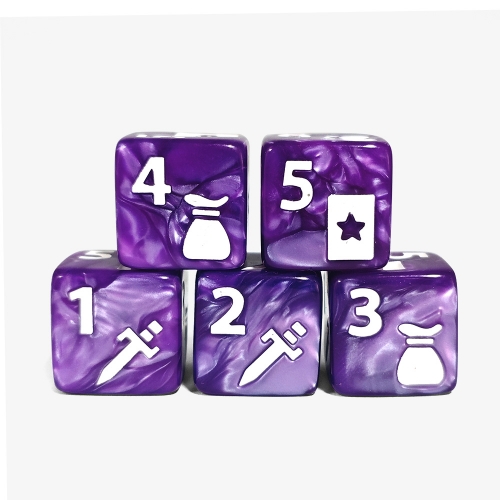 16MM Pearl D6 Dice