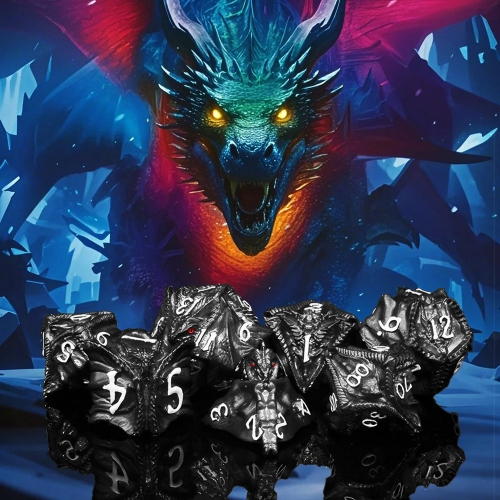 Dragon Scale Metal Dice