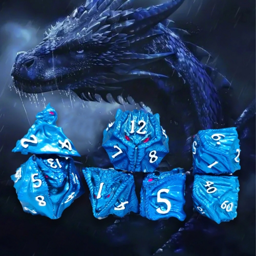 Dragon Scale Metal Dice