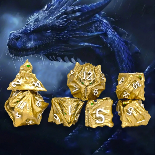 Dragon Scale Metal Dice
