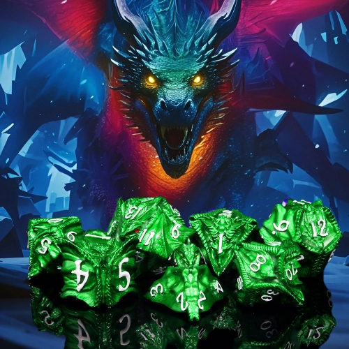 Dragon Scale Metal Dice