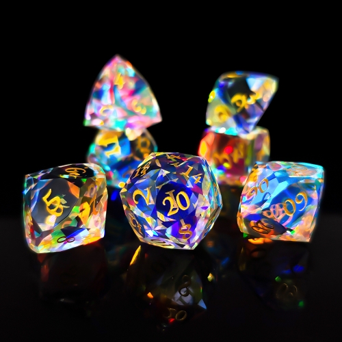 Multifaceted Gemstone Dice