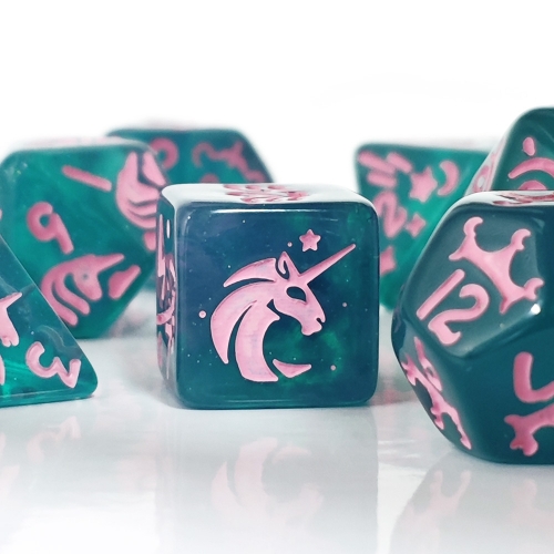 Unicorn Pattern Dice