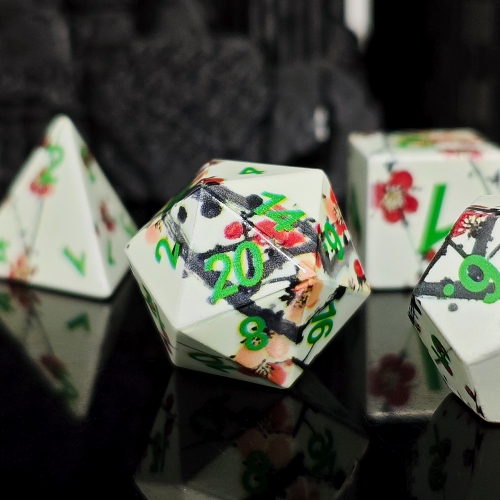 Plum Blossoms Sharp Dice