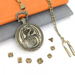 Mini Metal Dice+Pokect Watch