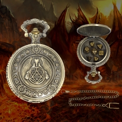 Mini Metal Dice+Pokect Watch