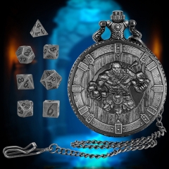 Mini Metal Dice+Pokect Watch