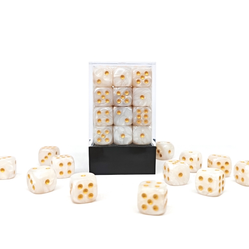 36 PCS 12mm Pearl D6