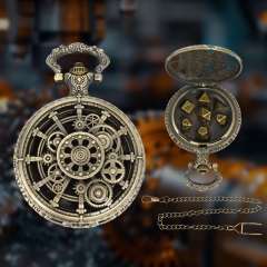 Mini Metal Dice+Pokect Watch