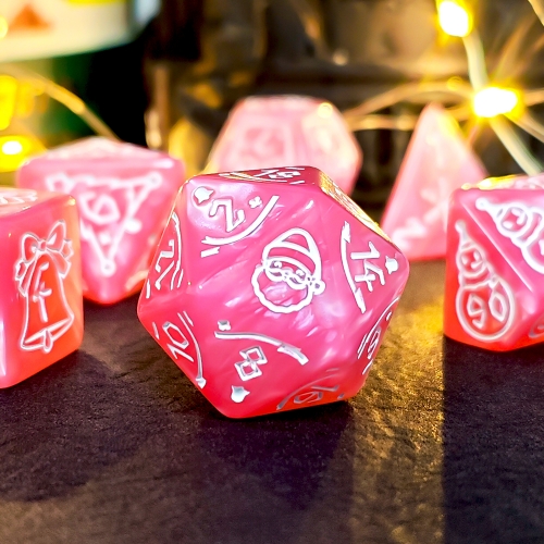 Christmas-themed dice