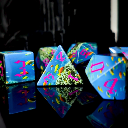 Schools of Fish and Reefs Sharp Dice