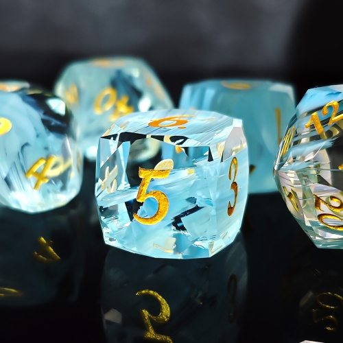 Multifaceted Gemstone Dice