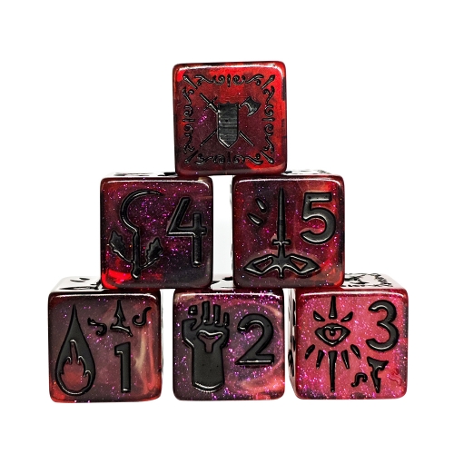 Resin D6 Dice