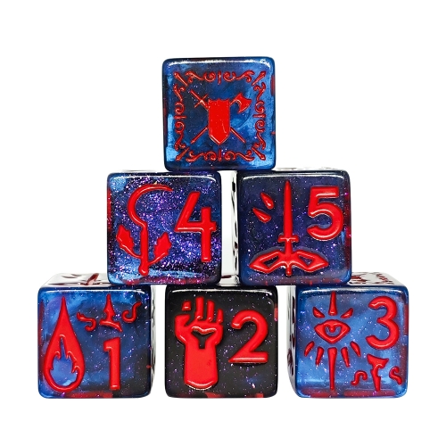 Resin D6 Dice