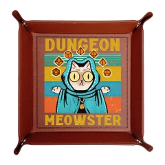 Square Dice Tray-coffee