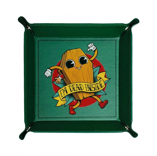 Square Dice Tray-green