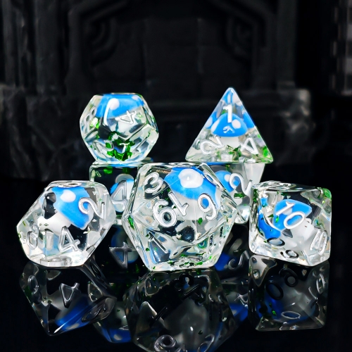 Blue Mushroom Dice