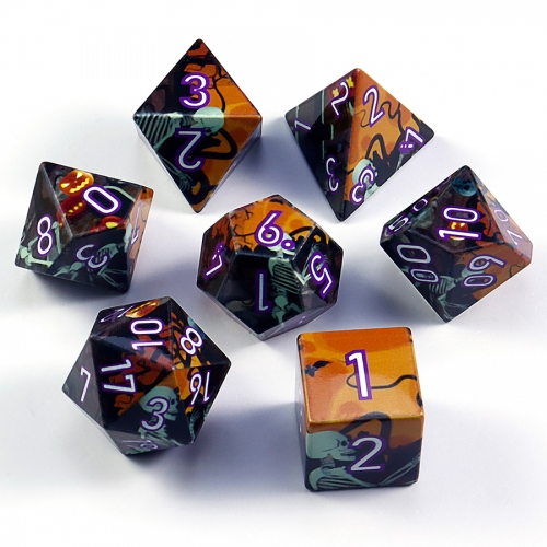 Print Halloween Sharp Dice