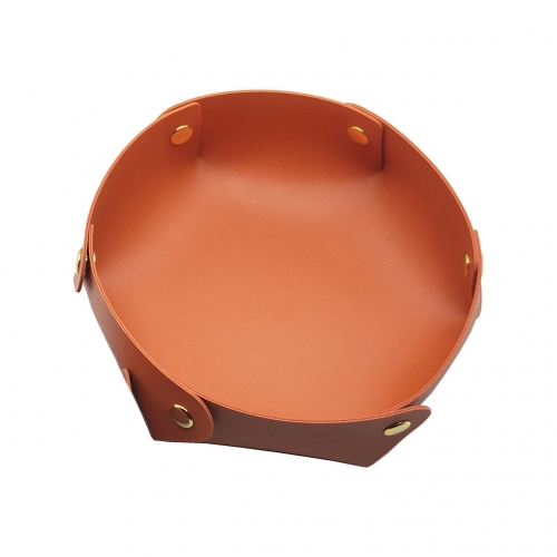 PU Leather Folding Hexagon Dice Tray