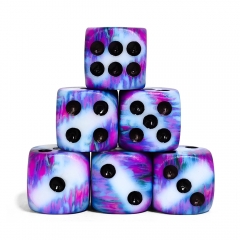 Brush Print 16MM D6 dice