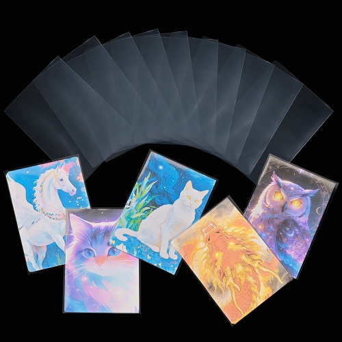 Transparent White Card Sleeves