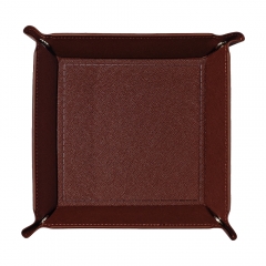 Square Dice Tray-brown